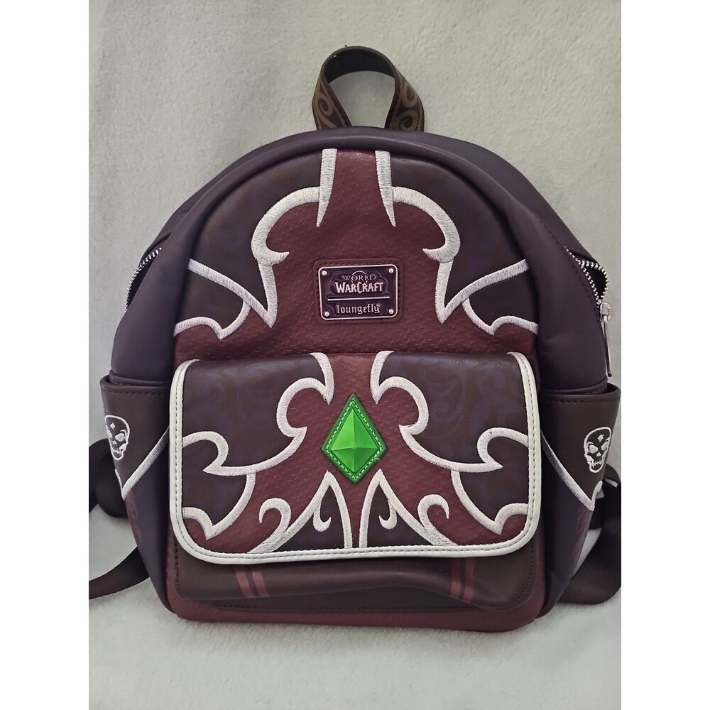 RARE Blizzcon 2019 Loungefly World of Warcraft Sylvanas Mini Backpack. EUC